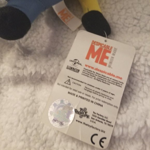 Despicable Me Minion by Toy Factory original tag - Picture 2 of 2